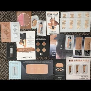 Foundation 16 samples set Dior YSL Lancôme Tarte